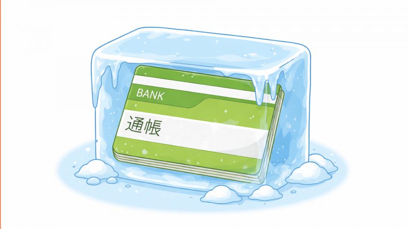 自己破産をすると銀行口座はどうなる?