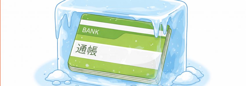 自己破産をすると銀行口座はどうなる？